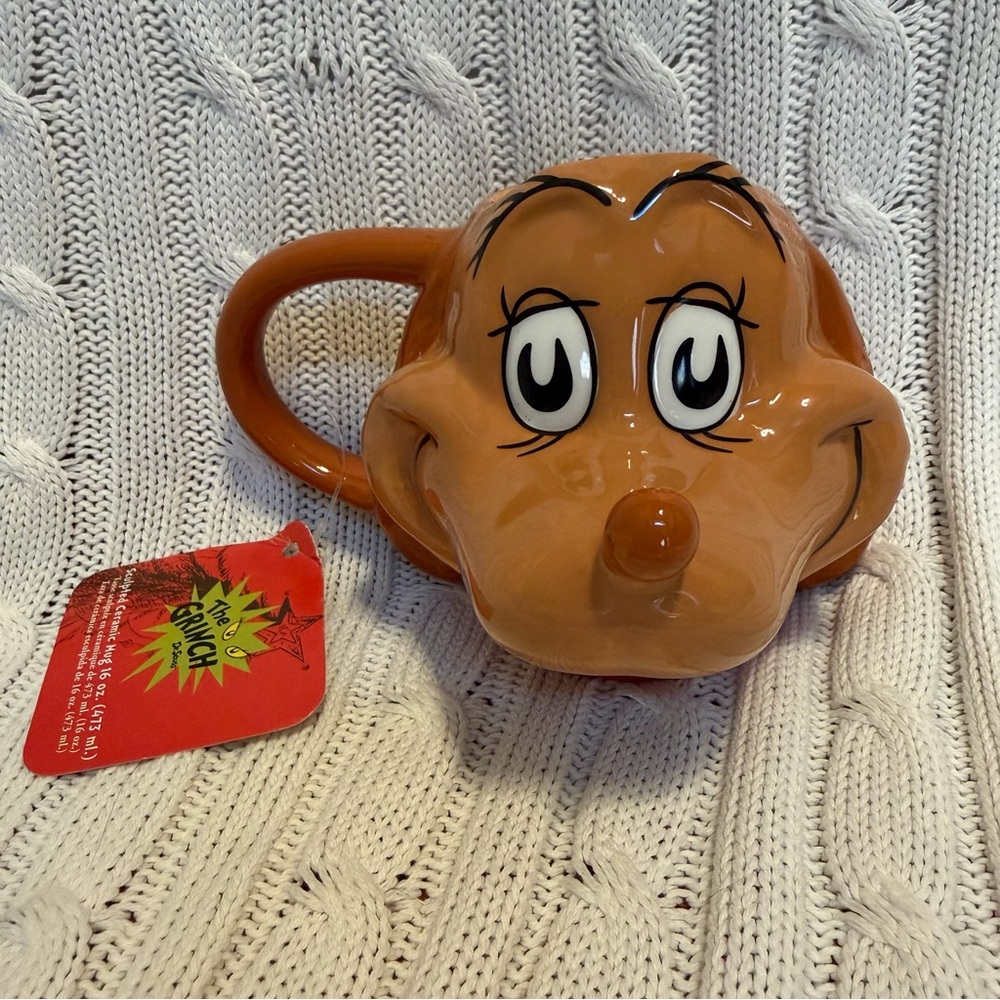 Grinch Max Mug 3D 16 Oz. Christmas Coffee‎ Cup NEW Grinchmas Whoville Grinchy
